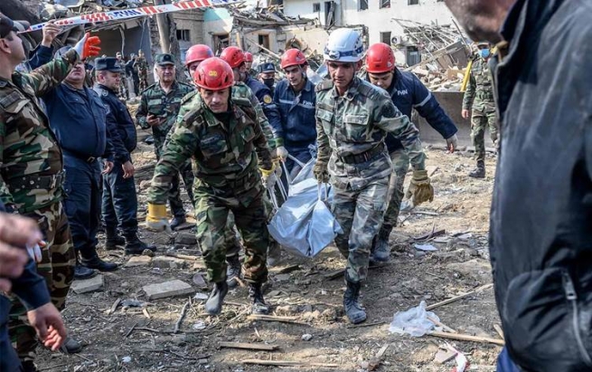 ئازەربایجان: دوای راگەیاندنی ئاگربەست ئەرمینیا نۆ هاووڵاتیی مەدەنیی کوشتووین