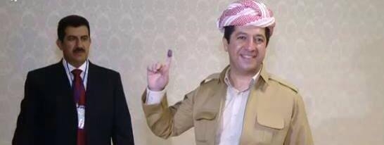  مه‌سرور بارزانی له‌ بنكه‌یه‌كی هاوینه‌هه‌واری پیرمام ده‌نگی دا 