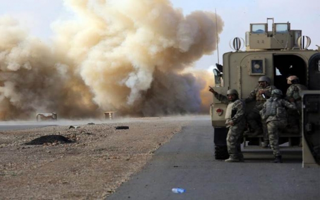 پۆلیسی بابل: بۆمبێك بە كاروانێكی هێزەكانی هاوپەیماناندا تەقییەوە