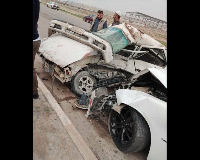 لە ئەنجامی ڕووداوێکی هاتوچۆدا لە کەرکووک دوو هاوسەر گیانیان لەدەست دا