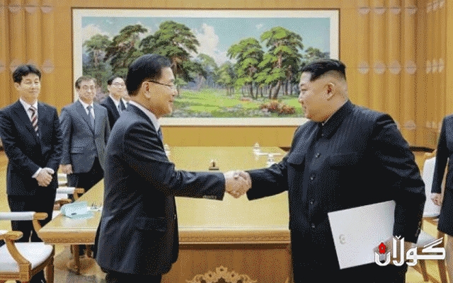  کیم جۆنگ ئون بە دیداری سەرکردەیەکی نەیاری خۆی رازی بوو 