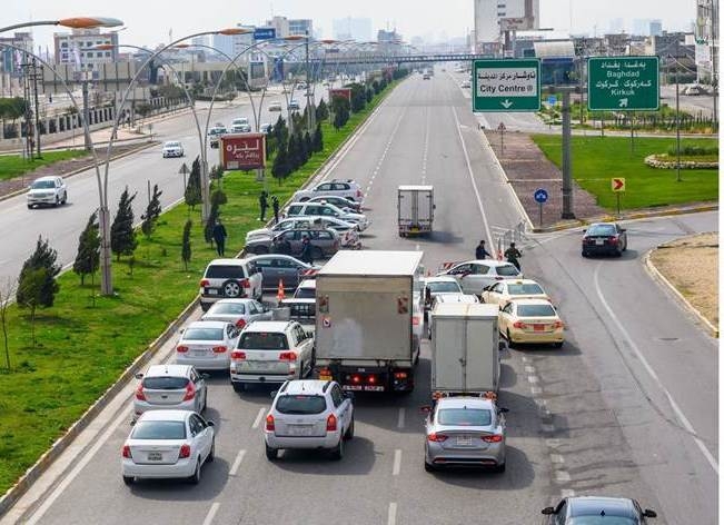کاژێر 12:00ی ئەمشەو قەدەخەی هاتووچۆ لەگەڵ پارێزگاکانی عێراق دەستپێدەکات