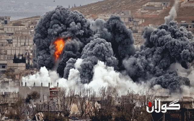 گه‌وره‌ترین بنكه‌ی سه‌ربازی سووریا بۆردومان كراوه‌ و كه‌س نازانێت كێیه‌