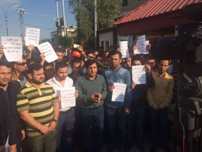 لە شیلادزێ خۆپیشاندانێکی بەرفراوان دەستی پێ کرد