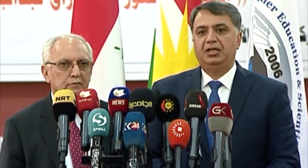  هه‌ردوو وه‌زاره‌تى خوێندنى باڵاى كوردستان و عێراق هه‌وڵى هه‌ماهه‌نگى و چاره‌سه‌ركردنى كێشه‌كان ده‌ده‌ن
