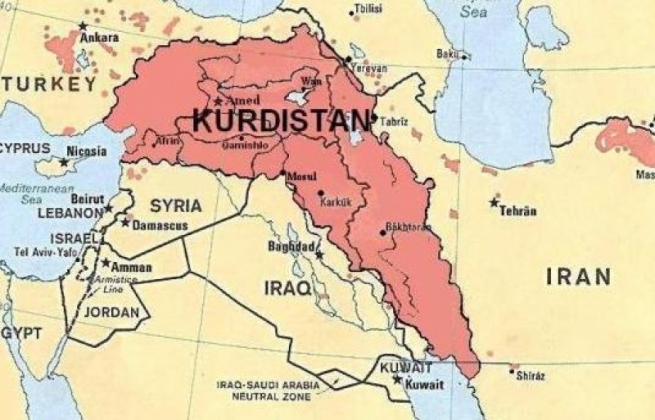 سەركردەیەكی توركیا: ئیسرائیل نەخشەی دامەزراندنی كوردستانی گەورەی داڕشتووە