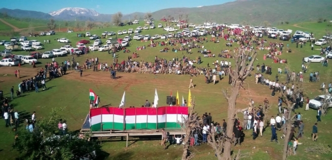  ئاهه‌نگى پاڵپشتى له‌ ریفراندۆم و سه‌ربه‌خۆیى كوردستان له‌سیده‌كان سازدرا