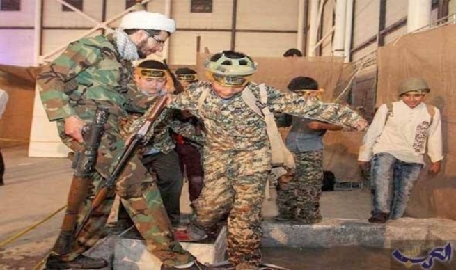 حەشدی شەعبی لە سنووری كەركووك مەشق بە منداڵان دەكات