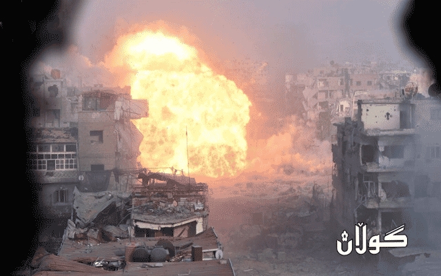  زنجیرەیەک تەقینەوە فڕۆکەخانەی حەمای سووریایان هەژاند 