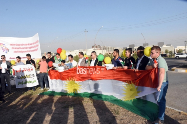 لە هەولێر گردبوونەوەیەک لەبەردەم نەتەوە یەکگرتووەکان ئەنجام درا