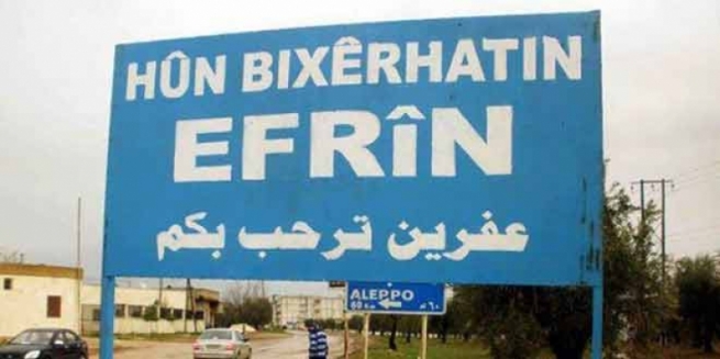 سوپاى توركیا بۆردوومانی مزگه‌وته‌كانى عه‌فرین ده‌كات