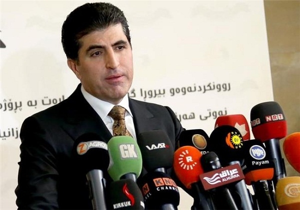  نێچیرڤان بارزانی: لەگەڵ بەغدا بە جیددی لەسەر هێڵین بۆ چارەكردنی بارودۆخی خورماتوو 