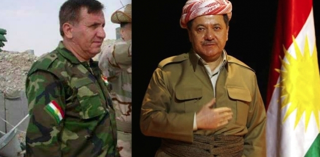 بارزانی پلەیەکی سەربازیی باڵا بە شەھید دکتۆر سلێمان دەبەخشێت