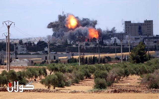  ئیسرائیل کۆگایەکی تەقەمەنیی حەماس بۆردومان دەکات 