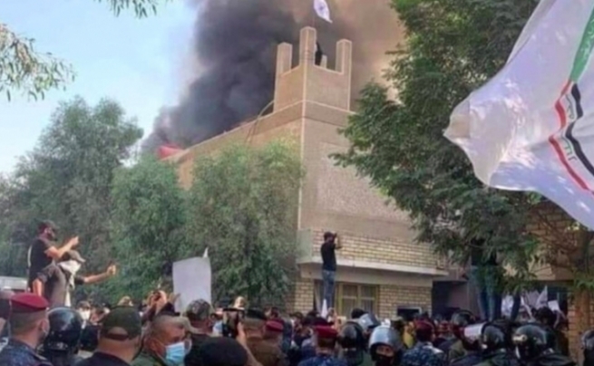 باڵوێزخانەی بەریتانیا سەرکۆنەی هێرشەکەی سەر بارەگای پارتی لە بەغدا دەکات