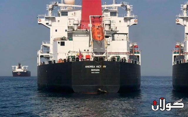 چوار كه‌شتی نه‌وتهه‌ڵگر له‌ ئاوه‌كانی كه‌نداو زيانييان پێگه‌یه‌ندراوه‌