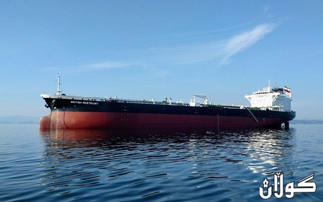 کەشتیی ئەدریان داریان 1، %55ـی نەوتەکەی لە بەندەرێکی سەر بە رژێمی سووریا، داگرتوە.