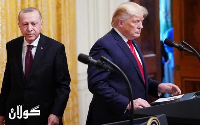 ئەردۆگان: بە رێککەوتن لەگەڵ ئەمریکا ئۆپەراسیۆنی باکوری سوریامان ئەنجامدا