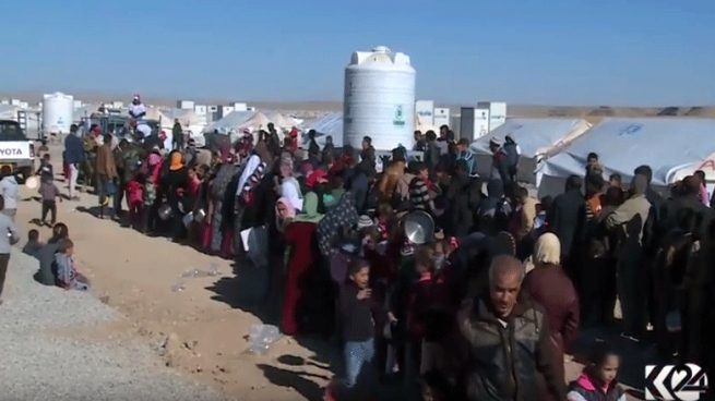 کوەیت 4 ملیۆن دۆلار بۆ ئاوارەکانی مووسڵ خەرج دەکات