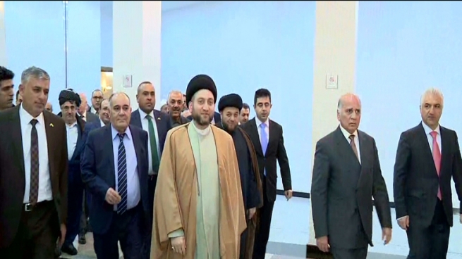 عەممار حەكیم پڕۆژەكەی لەگەڵ یەكێتی تاوتوێ دەكات