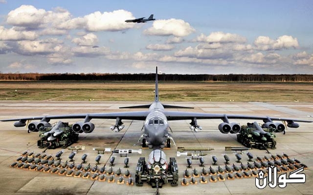  ئەمریکا فڕۆکەیەکی دیکەی B52 لە دژی ئێران دەنێرێتە دوورگەیەکی زەریای هیندی 
