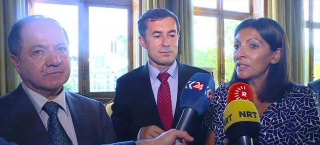   بارزانی له‌گه‌ڵ به‌رپرسانی فه‌ڕه‌نسادا پرسی سه‌ربازیمان تاوتوێ كردووه‌