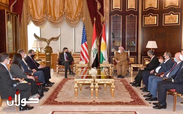 سه‌رۆك بارزانی بۆ شاندی ئه‌مریكی: ئه‌و هۆكارانه‌ی بوونه‌ هۆكاری ده‌ركه‌وتن و به‌هێزبوونی تیرۆریستانی داعش چاره‌سه‌ر نه‌كراون