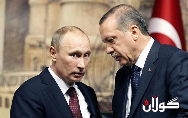 پوتین و ئەردۆغان تاوتوێی پرسی سوریا دەکەن 