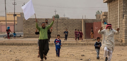 داوای‌ كردنه‌وه‌ی‌ رێڕه‌وی‌ ئارام بۆ دانیشتوانی‌ موسڵ ده‌كرێت 