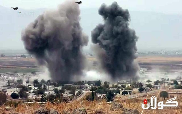 بۆردوومانی فڕۆکەکانی رووسیا و سووریا بۆ سەر حەلەب بەردەوامە