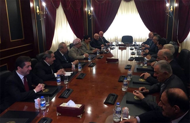 ڕاگەیێندراوی كۆبوونەوەی هاوبەشی پارتی دیموكراتی كوردستان و یەكێتی نیشتیمانیی كوردستان