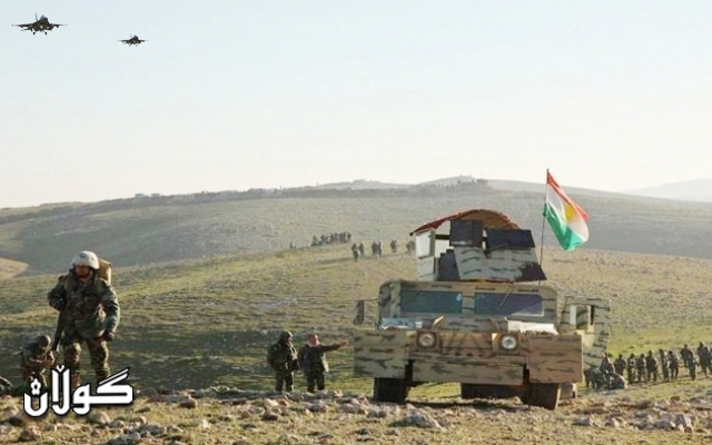 هه‌ماهه‌نگیی پێشمه‌رگه‌ و هاوپه‌یمانان جووڵه‌ی داعشی که‌م کردووه‌ته‌وه‌