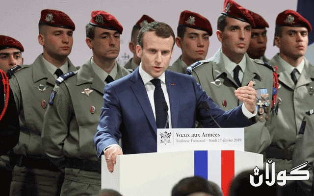 فەرەنسا ھەڕەشەی بەكارھێنانی چەكی ئەتۆم دەكات