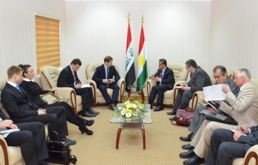 فه‌لاح مسته‌فا پێشوازی له‌ شاندێكی وڵاتی لیتوانیا كرد