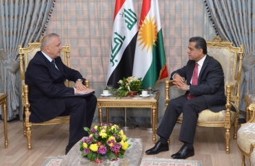 فه‌لاح مسته‌فا پێشوازی له‌ باڵیوزی وڵاتی سلۆڤاكیا له‌ عیراق كرد