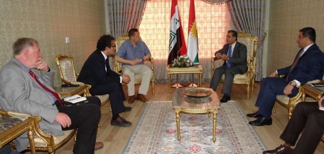 فەلاح مستەفا لەگەڵ شاندێكی پەرلەمانتارانی بەریتانیا كۆبووەوە