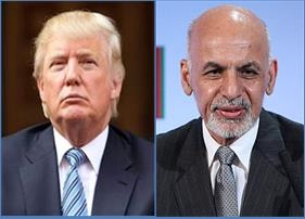 ترەمپ بە تەلەفۆن پێوەندیی بە سەرۆك‌کۆماری ئەفغانستانەوە کرد