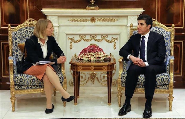  نێچیرڤان بارزانی و شاندێكی پەرلەمانی نۆروێژ ڕەوشی هەرێمی كوردستانیان تاوتوو كرد 