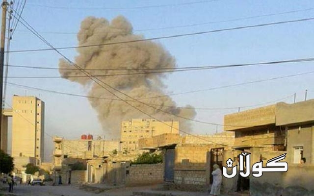 فڕۆکە جەنگییەکانی سووریا شاری حەسەکەیان بۆردومان کرد