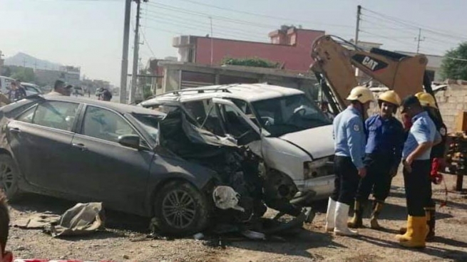 حاجیاوا.. له‌ رووداوێكی هاتووچۆدا 13 كه‌س برینداربوون