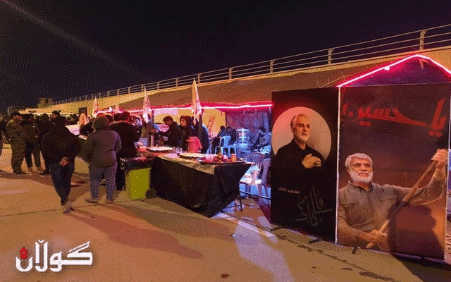 حەشدی شەعبی بە خۆپیشاندانێکی فراوان یادی سولەیمانی و موهەندیس دەکاتەوە