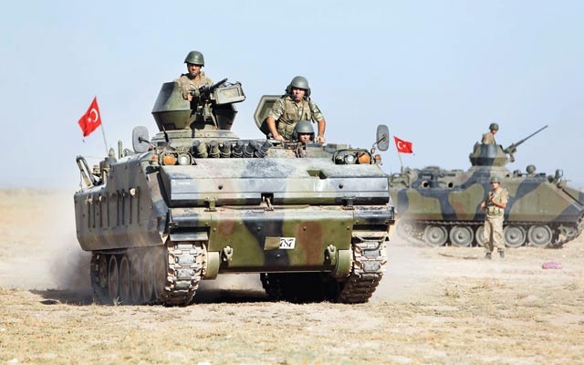  توركیا دژی ‌داعش ئۆپه‌راسیۆنێكی له‌ خاكی سووریا ئه‌نجامدا 