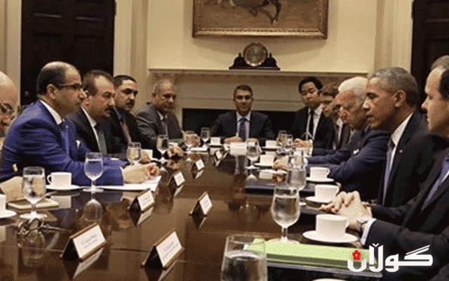 سه‌رۆكی‌ ئه‌نجومه‌نی‌ نوێنه‌رانی‌ عیراق له‌گه‌ڵ ئۆباما كۆبووه‌وه‌