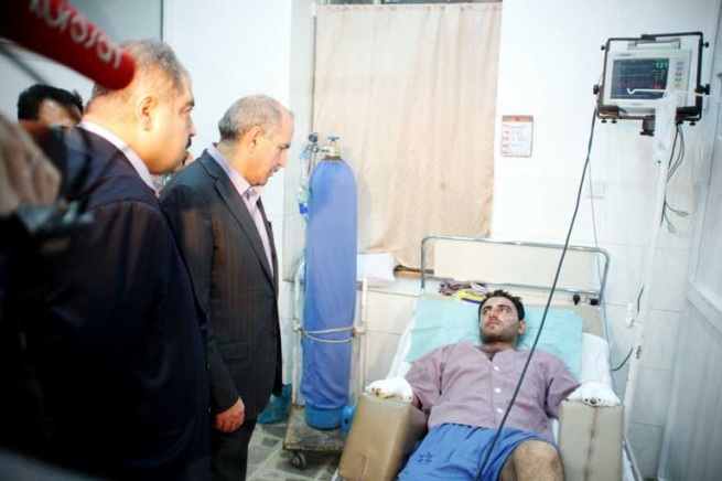 جێگری سەرۆكی حكومەت سوتاو بریندارەكانی بەشی ناوخۆیی فیردەوسی بەسەركردەوە