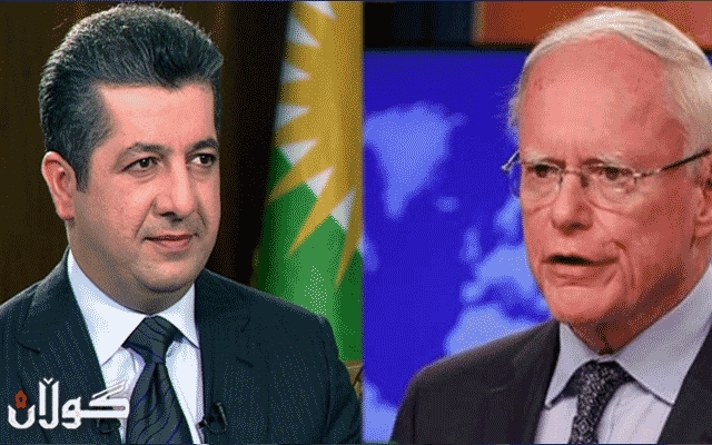  مەسرور بارزانی و جیمس جیفری کۆدەبنەوە 
