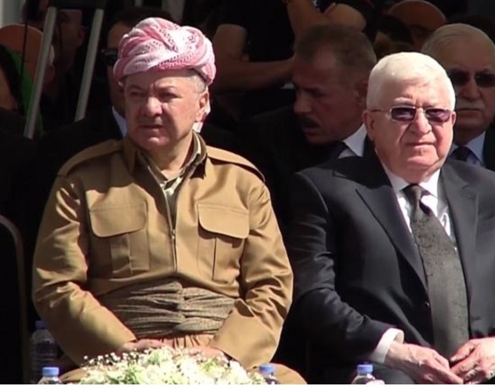 سەرۆکی هەرێمی کوردستان بۆ بەشداریکردن لە مەڕاسیمی گەڕانەوەی تەرمی (مام جەلال) گەیشتە فڕۆکەخانەی سلێمانی