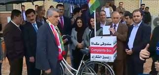جه‌لال په‌رێشان به‌ڵێنه‌كه‌ی جێبه‌جێ كرد.. به‌پایسكل ده‌چێته‌ په‌رله‌مان