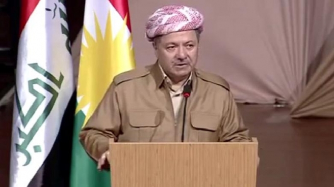 بارزانى: شه‌رمه‌زارى بۆ ئه‌وانه‌ ده‌مێنێته‌وه‌ ئاڵاى كوردستان ده‌سووتێنن