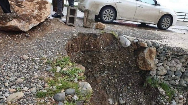 بەشێکی پردی دەربەندی رانییە داڕما