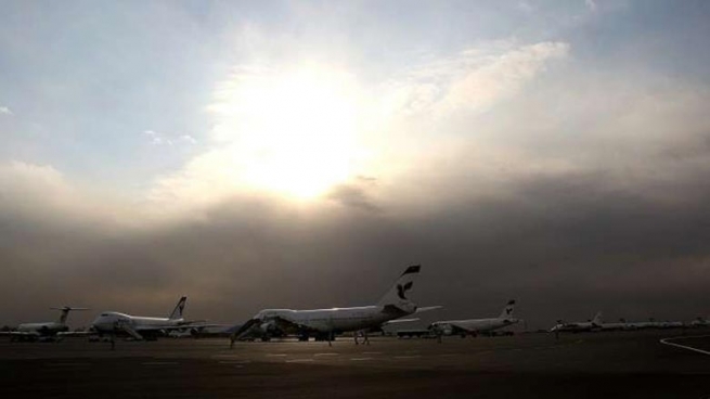 فڕۆكه‌یه‌كی ئێرانی ئاگری گرت